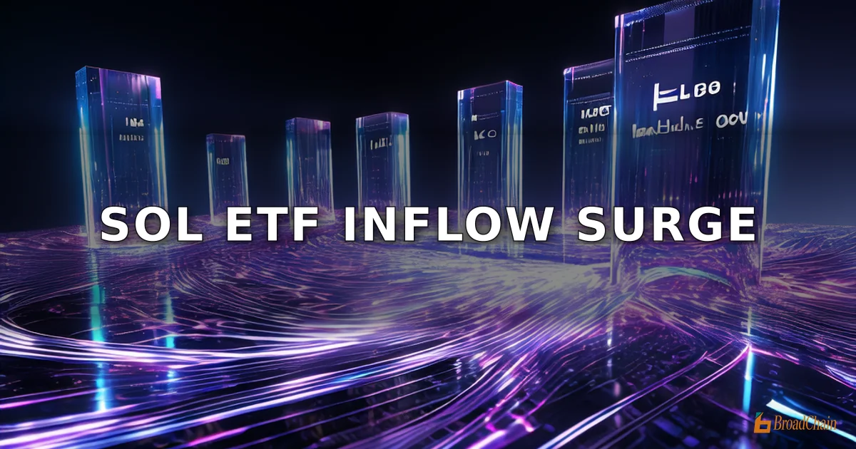 SOL現物ETF、先週（3月2日～3月6日）の純流入額は2405万ドル