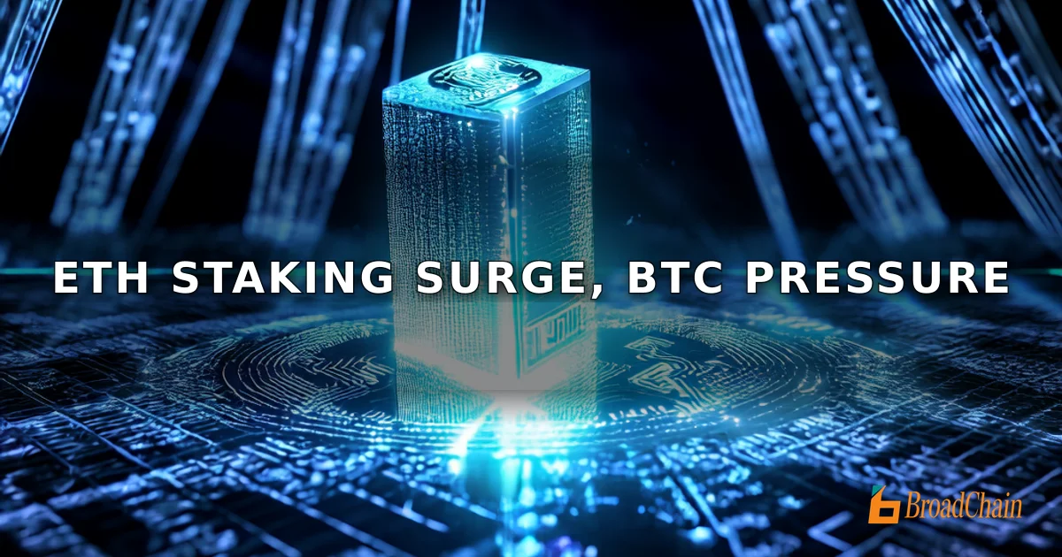 Ethereum Stake Oranı Rekor Kırdı, Ancak Bitcoin Karşısında Hala %10 Düşüş Riskiyle Karşı Karşıya