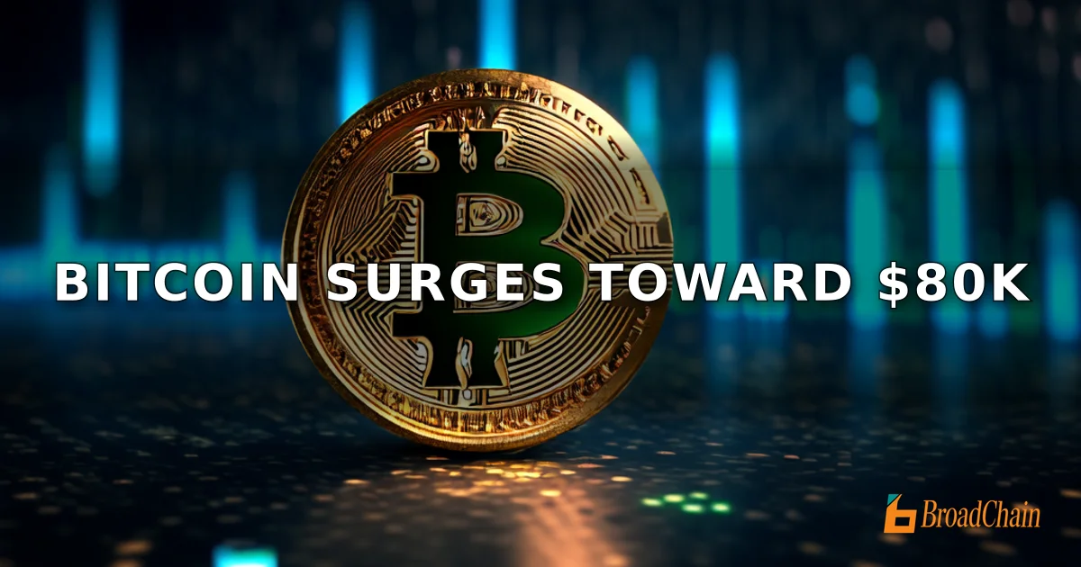 比特币逼近8万美元关口，回调或吸引新买家入场