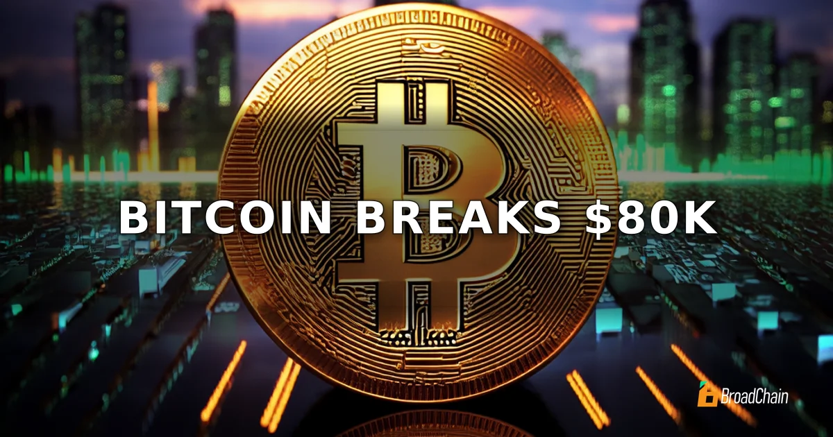 Bitcoin พุ่งแตะระดับ 80,000 ดอลลาร์ 77,000 ดอลลาร์กลายเป็นแนวรับสำคัญ