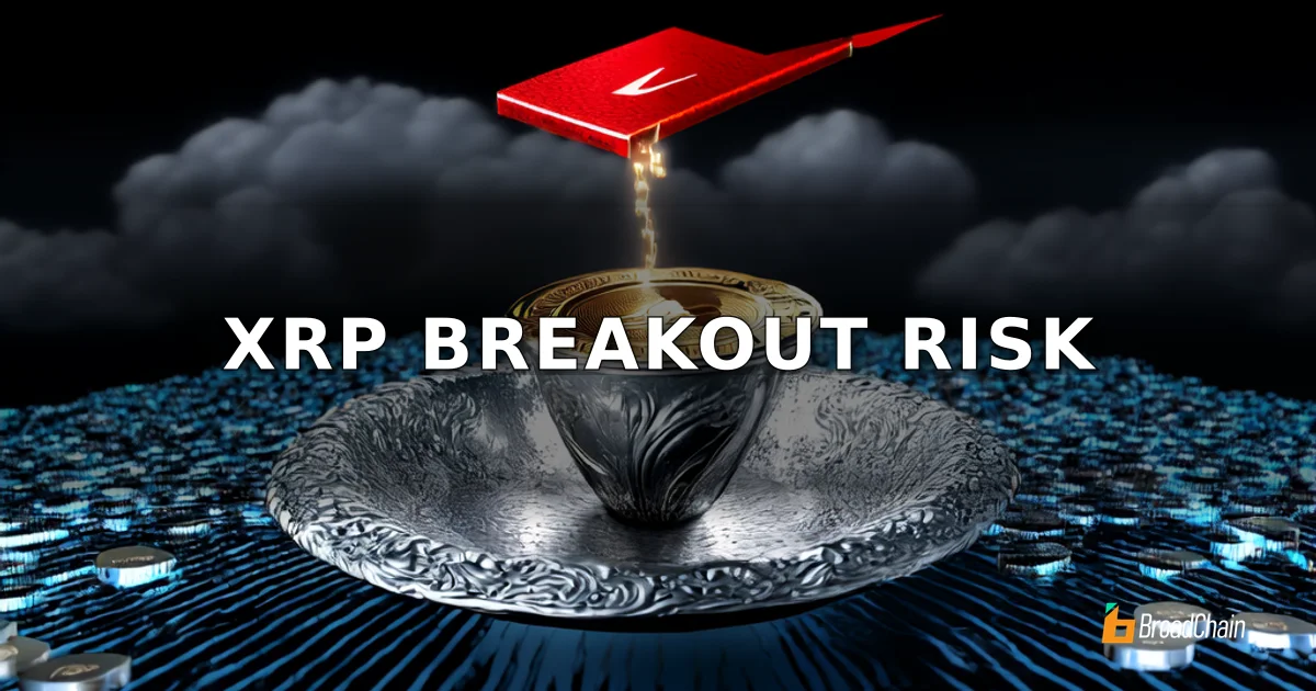 نمط الكوب والعروة لـ XRP يشير إلى ارتفاع بنسبة 16%، بينما تحذر بيانات السلسلة من ضغط بيع بقيمة 116 مليون رمز